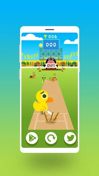 Cric Game - Doodle Cricket (Крик Гейм) [МОД Mega Pack] APK Android Screenshot 2