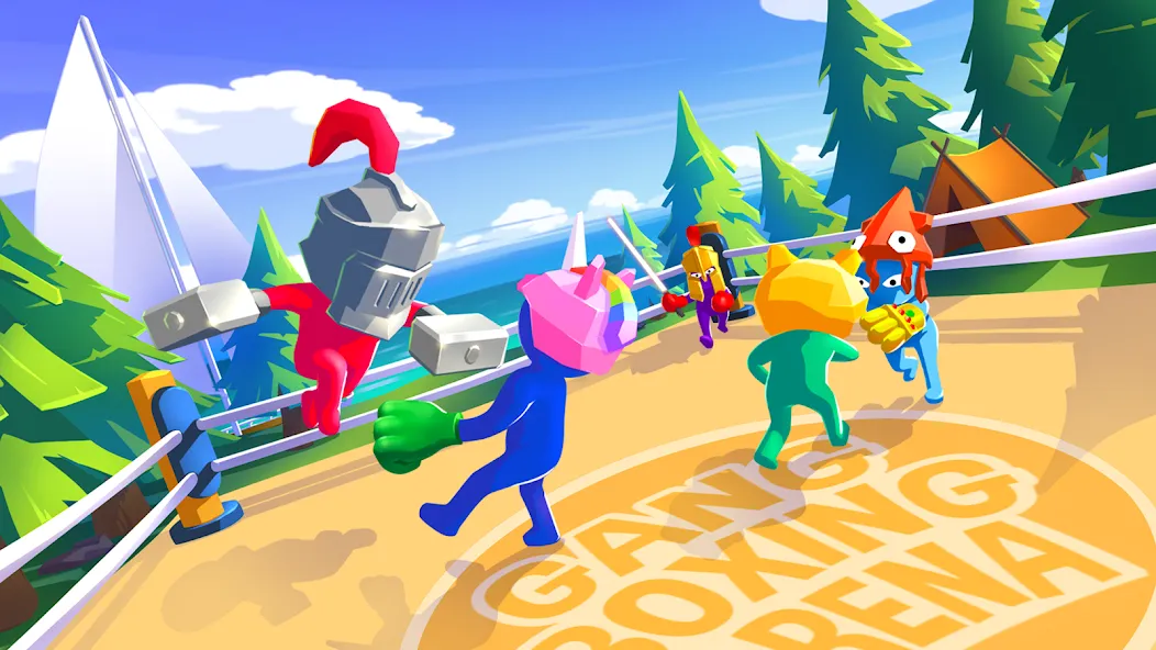 Gang Boxing Arena (Ганг Боксинг Арена) [МОД Много денег] APK Android Screenshot 1