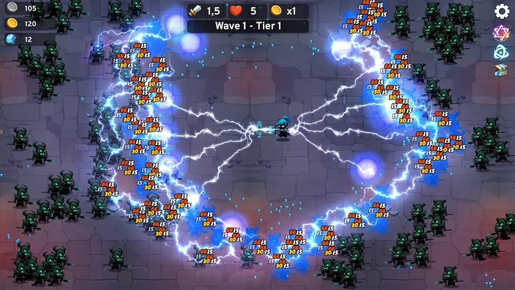 Stickman Survivor: RPG Games (Стикман Сурвайвал) [МОД Unlocked] APK Android Screenshot 1