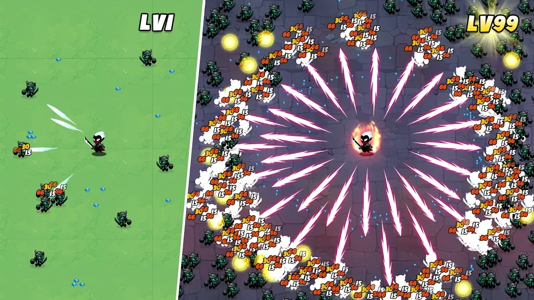 Stickman Survivor: RPG Games (Стикман Сурвайвал) [МОД Unlocked] APK Android Screenshot 5