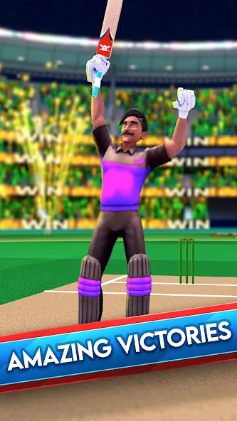 Stick Cricket Clash (тик Крикет Клаш) [МОД Все открыто] APK Android Screenshot 4