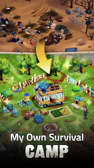 Merge Survival : Wasteland (Мрдж Сурвивал) [МОД Меню] APK Android Screenshot 2