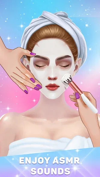Makeover salon: Makeup ASMR (Мейковер салон) [МОД Много денег] APK Android Screenshot 1