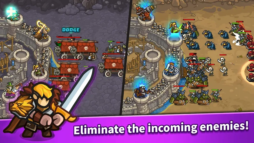 Idle Kingdom Defense (Айдл Кингдом Дефенс) [МОД Много денег] APK Android Screenshot 1