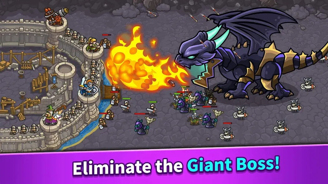 Idle Kingdom Defense (Айдл Кингдом Дефенс) [МОД Много денег] APK Android Screenshot 3
