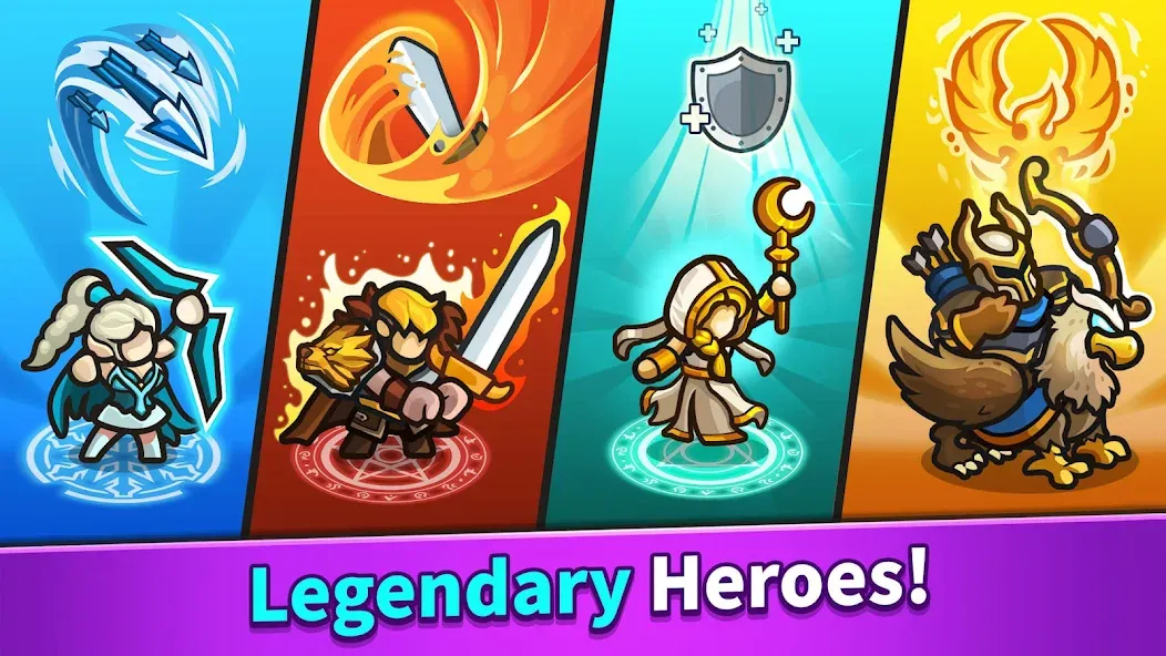 Idle Kingdom Defense (Айдл Кингдом Дефенс) [МОД Много денег] APK Android Screenshot 5