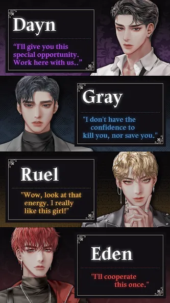 Blood Kiss : Vampire story [МОД Меню] APK Android Screenshot 4