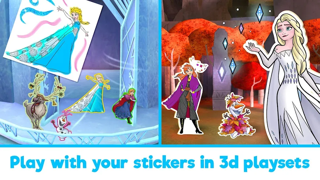 Disney Coloring World (Дисней) [МОД Много денег] APK Android Screenshot 3