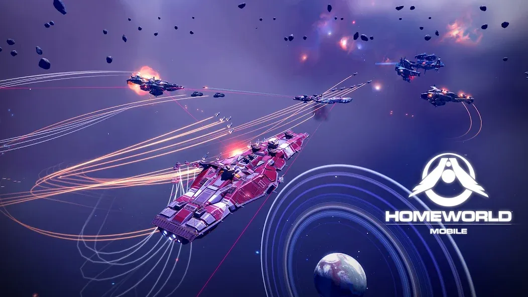 Homeworld Mobile: Sci-Fi MMO (Хоумворлд Мобаил) [МОД Бесконечные монеты] APK Android Screenshot 1