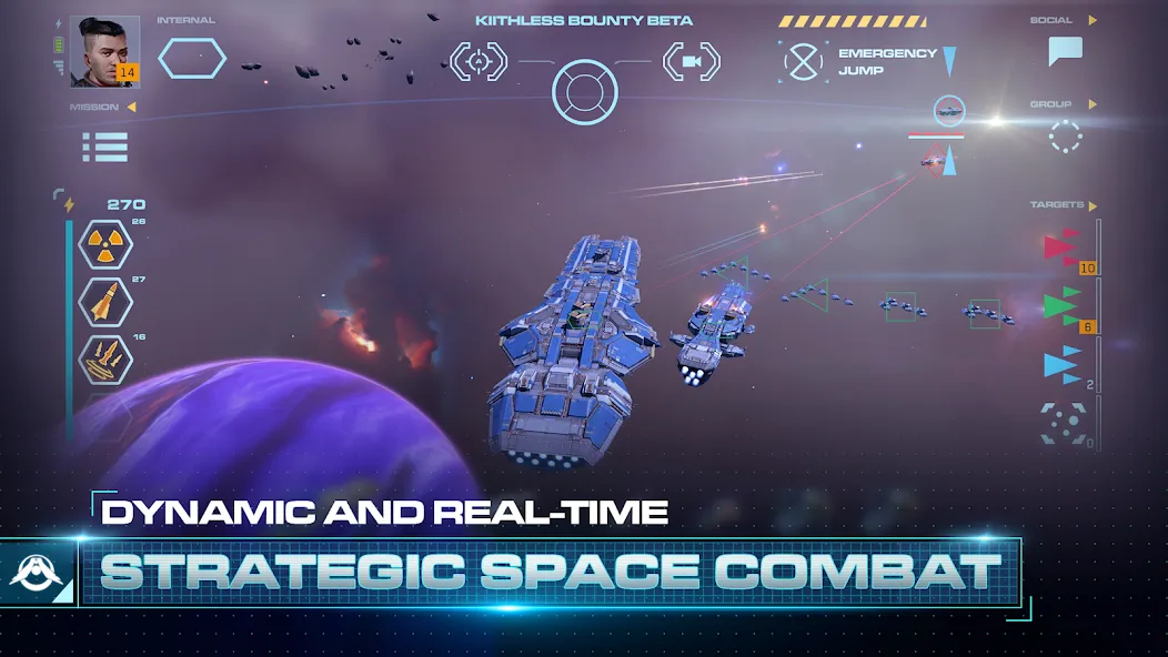 Homeworld Mobile: Sci-Fi MMO (Хоумворлд Мобаил) [МОД Бесконечные монеты] APK Android Screenshot 2