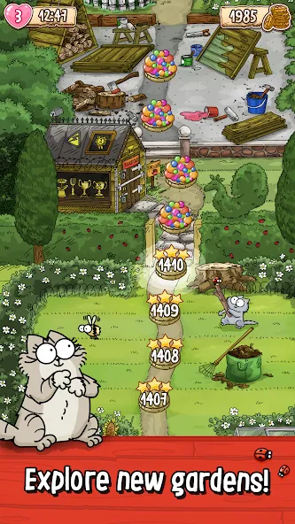 Simon's Cat - Pop Time [МОД Много денег] APK Android Screenshot 2