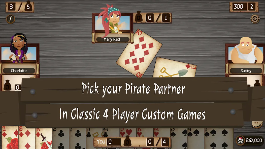 Spades Cutthroat Pirates (Спейдс Каттхроат Пирейтс) [МОД Меню] APK Android Screenshot 4