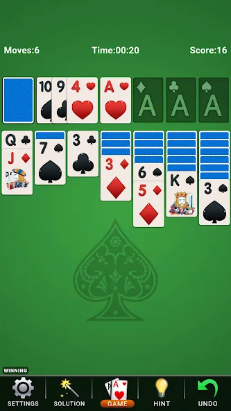 Solitaire: Classic Card Game [МОД Много денег] APK Android Screenshot 1