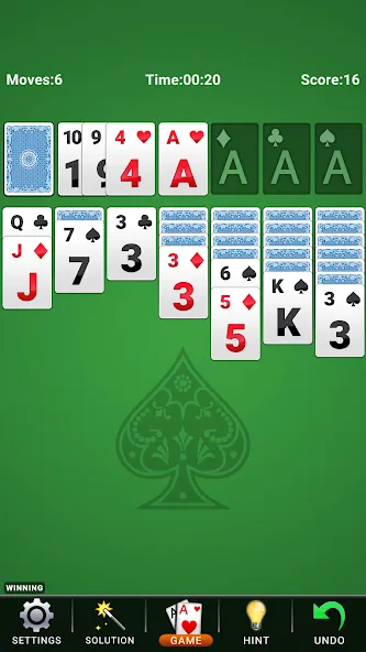 Solitaire: Classic Card Game [МОД Много денег] APK Android Screenshot 3