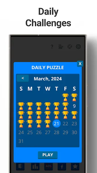 Sudoku Levels: Daily Puzzles [МОД Все открыто] APK Android Screenshot 2