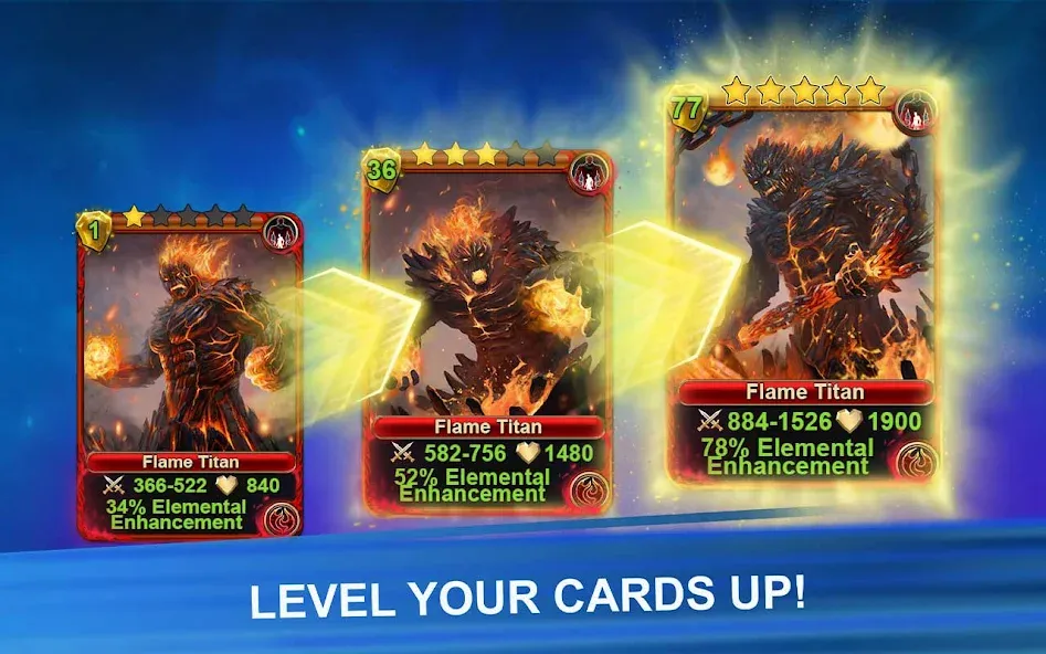 Blood of Titans: Card Battle [МОД Mega Pack] APK Android Screenshot 5