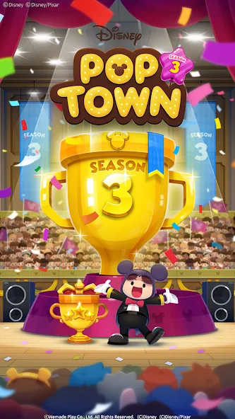 Disney POP TOWN (Дисней ПОП Таун) [МОД Unlocked] APK Android Screenshot 1