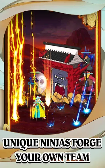 Ultimate Ninja AFK (Ултимейт Ниндзя АФК) [МОД Бесконечные монеты] APK Android Screenshot 3