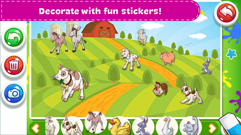 Coloring Book - Kids Paint [МОД Unlocked] APK Android Screenshot 2