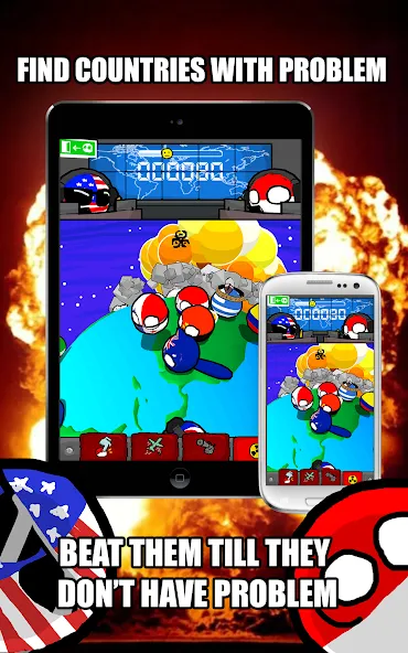 Polandball: Not Safe For World (Поландбол) [МОД Mega Pack] APK Android Screenshot 1
