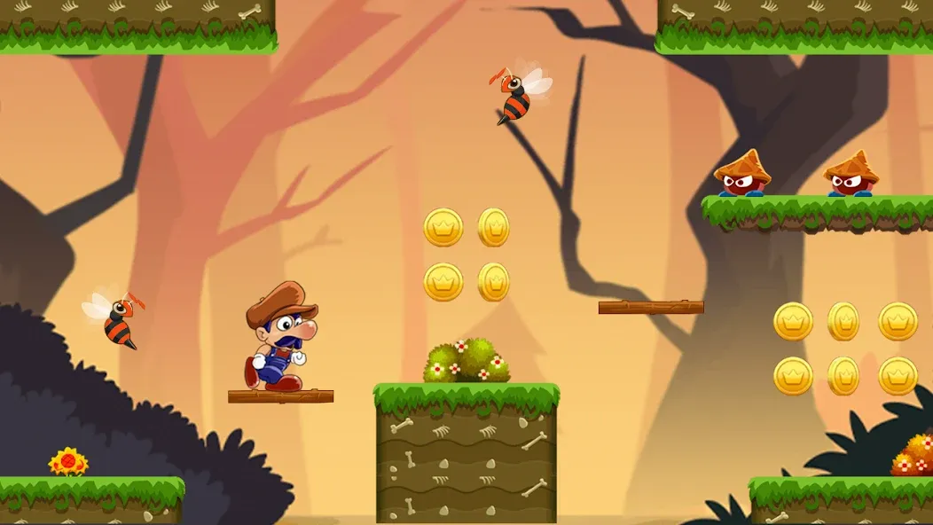 Super Bino Go:Adventure Jungle (Супер Бино Го) [МОД Unlocked] APK Android Screenshot 3