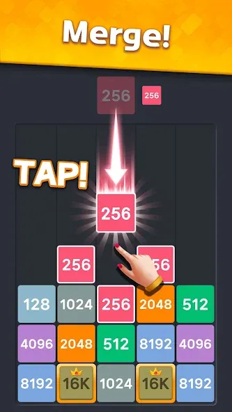 Drop Merge : Number Puzzle (Дроп Мердж) [МОД Premium] APK Android Screenshot 3