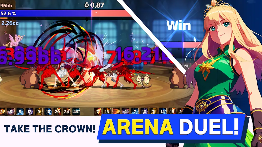 Dual Blader : Idle Action RPG (Дуал Блейдер) [МОД Mega Pack] APK Android Screenshot 1