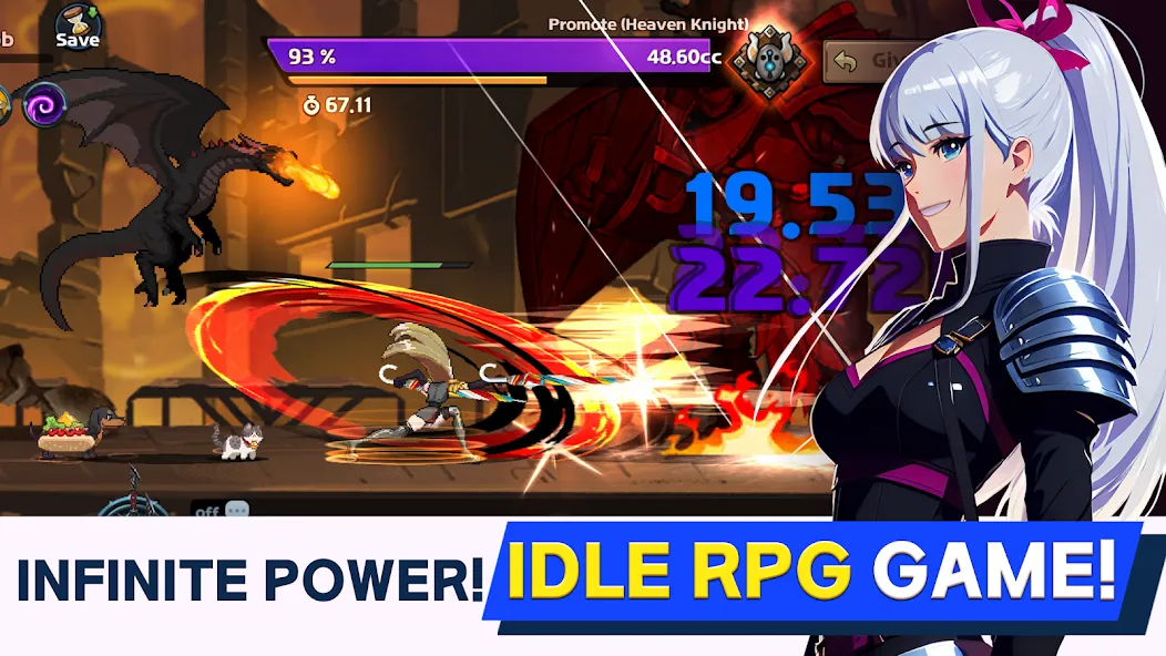 Dual Blader : Idle Action RPG (Дуал Блейдер) [МОД Mega Pack] APK Android Screenshot 2