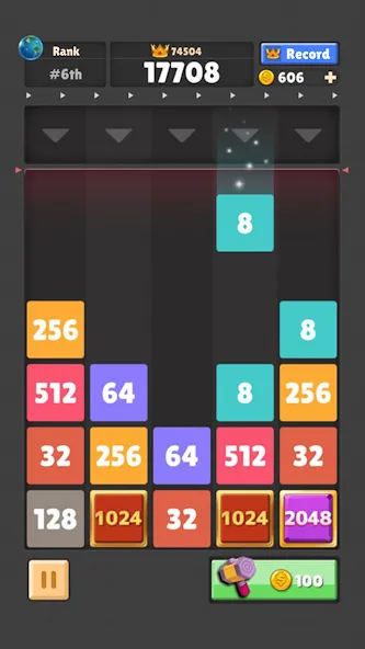 Drop The Number® : Merge Game (Дроп зе Намбер) [МОД Меню] APK Android Screenshot 1