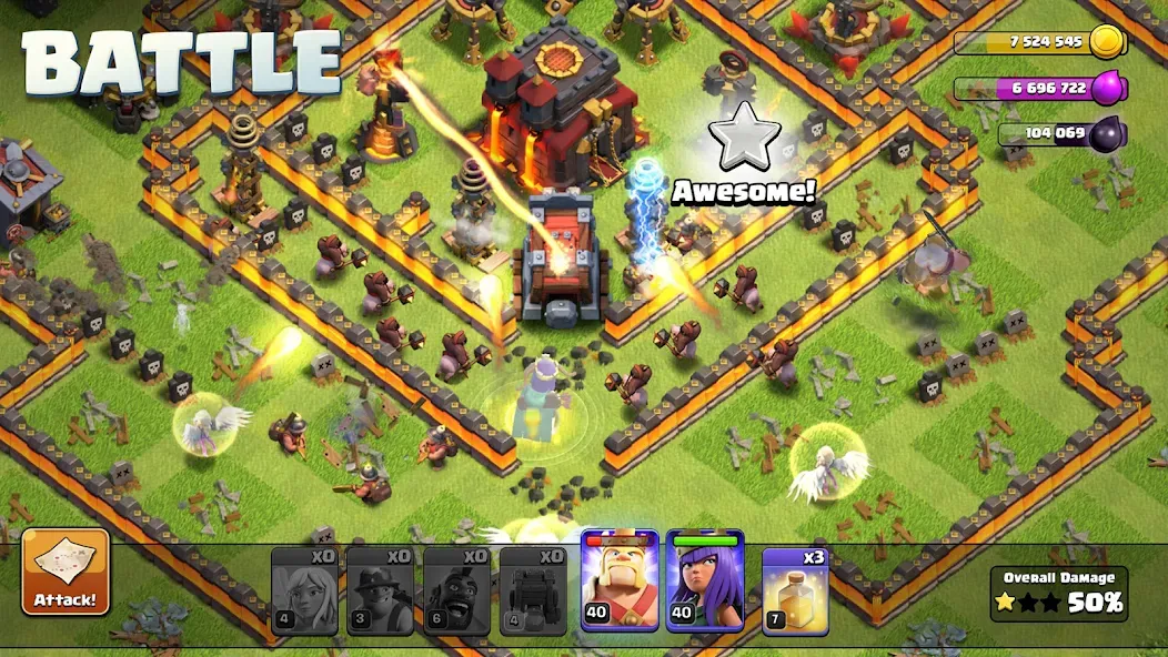 Clash of Clans (Клэш оф Клэнс) [МОД Много денег] APK Android Screenshot 1