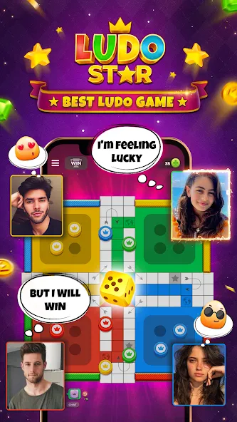 Ludo STAR: Online Dice Game (Лудо СТАР) [МОД Много денег] APK Android Screenshot 1
