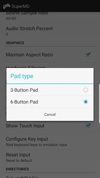 SuperMD (All in One Emulator) (уперМД) [МОД Unlocked] APK Android Screenshot 4