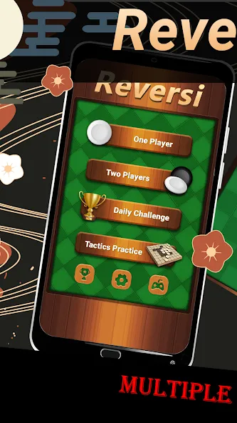 Reversi - Classic Reversi Game (Реверси) [МОД Много денег] APK Android Screenshot 1