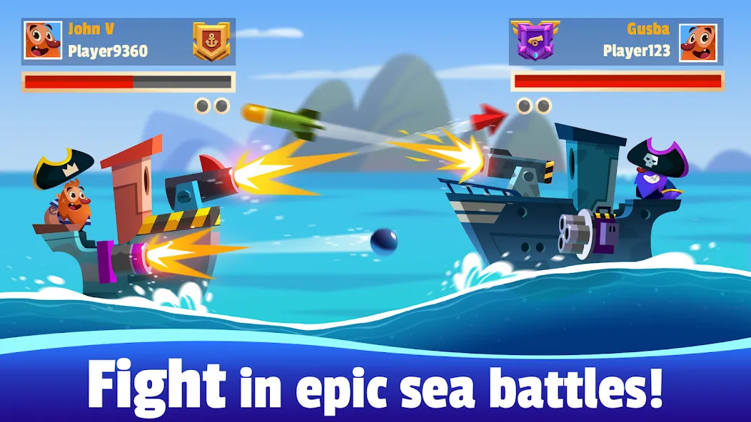 Oceans of Steel (Океаны стали) [МОД Бесконечные монеты] APK Android Screenshot 1