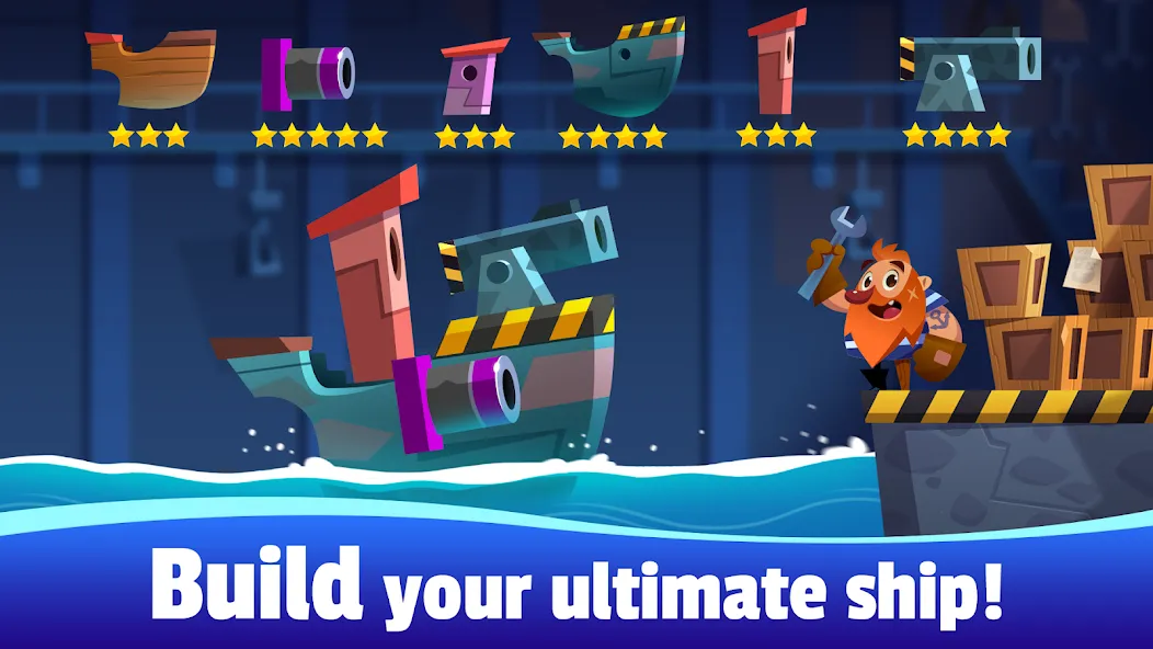 Oceans of Steel (Океаны стали) [МОД Бесконечные монеты] APK Android Screenshot 2