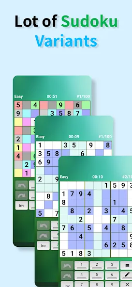Sudoku offline (Судоку оффлайн) [МОД Меню] APK Android Screenshot 2