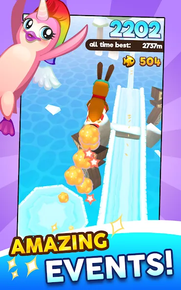 Super Penguins (упер Пингвины) [МОД Много денег] APK Android Screenshot 5