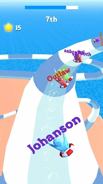 Waterpark Super Slide (Ватерпарк Супер Слайд) [МОД Меню] APK Android Screenshot 2