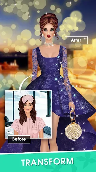 Fashion Triple Match: Dress Up (Фэшн Мердж) [МОД Все открыто] APK Android Screenshot 4