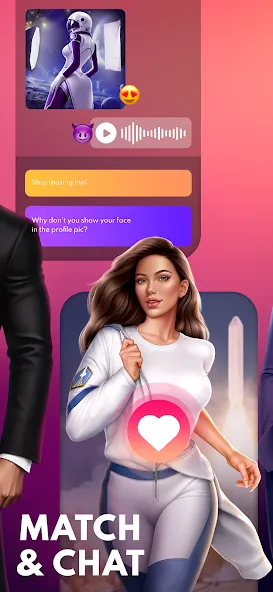 Love Sparks: Dating Sim (Лав Спаркс) [МОД Бесконечные монеты] APK Android Screenshot 2