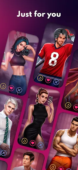 Love Sparks: Dating Sim (Лав Спаркс) [МОД Бесконечные монеты] APK Android Screenshot 5