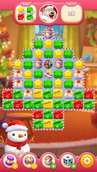 Sweet Candy Match: Puzzle Game (Свит Кэнди Матч) [МОД Premium] APK Android Screenshot 1