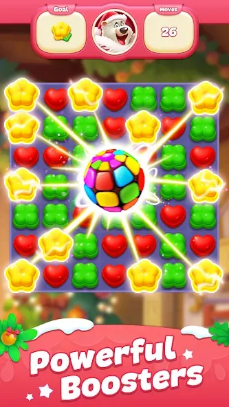 Sweet Candy Match: Puzzle Game (Свит Кэнди Матч) [МОД Premium] APK Android Screenshot 2