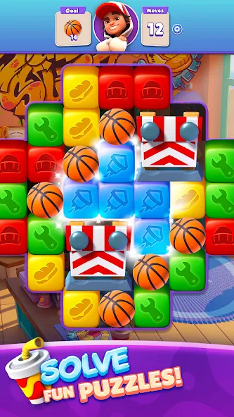 Subway Surfers Blast (Сабвей Серферс Бласт) [МОД Бесконечные монеты] APK Android Screenshot 4