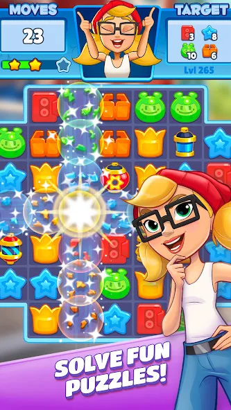Subway Surfers Match (Сабвей Серферс Матч) [МОД Mega Pack] APK Android Screenshot 1