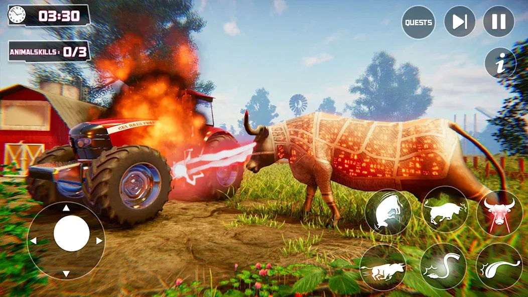 Scary Cow Simulator Rampage (Скари) [МОД Меню] APK Android Screenshot 3