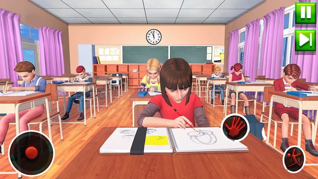 High School Teacher Sim Games [МОД Много денег] APK Android Screenshot 1
