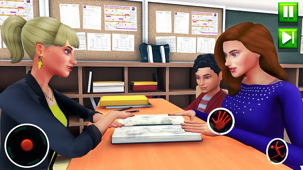 High School Teacher Sim Games [МОД Много денег] APK Android Screenshot 3