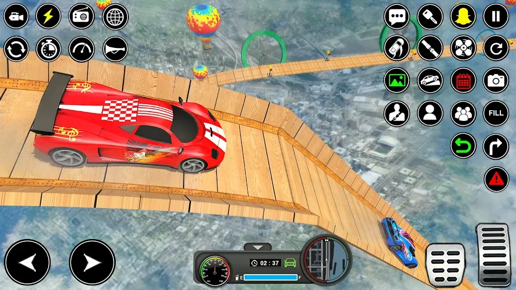 Crazy Ramp Car Stunt Master 3D (Крэйзи Рэмп Кар Стант Мастер 3Д) [МОД Premium] APK Android Screenshot 5