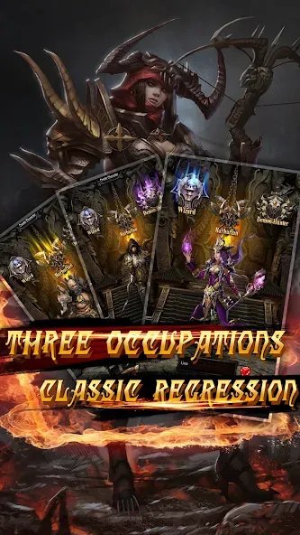 Dark God of War：Idle AFK RPG [МОД Все открыто] APK Android Screenshot 2